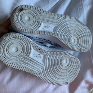 Nike Shoes - Custom Leah Kirsch lyrical AF1 Low White Nike Shoes - Custom Leah Kirsch lyrical AF1 Low White